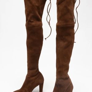 Stuart Weitzman “Tieland” over the knee suede leather boot. New. Never worn.